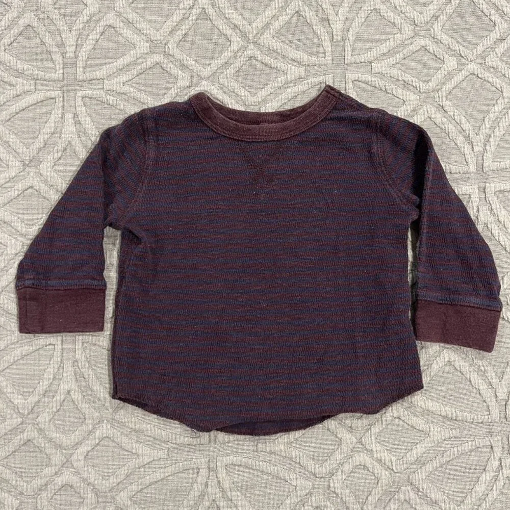 Baby Gap 12-18m Striped Thermal Shirt